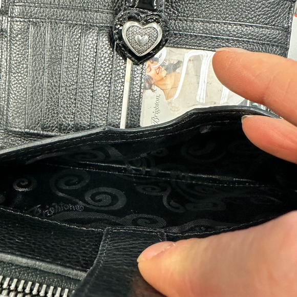 Brighton Bellissimo Heart Double Zip Wallet - Picture 5 of 9